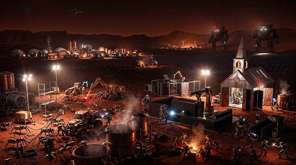 Assemblers on Mars