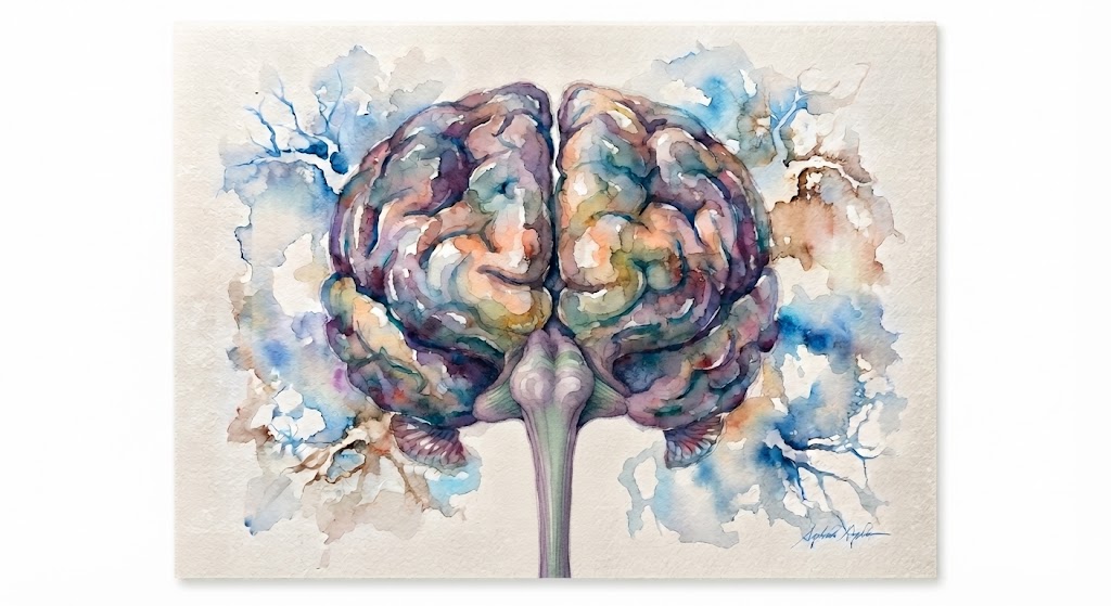 Brain water and colour