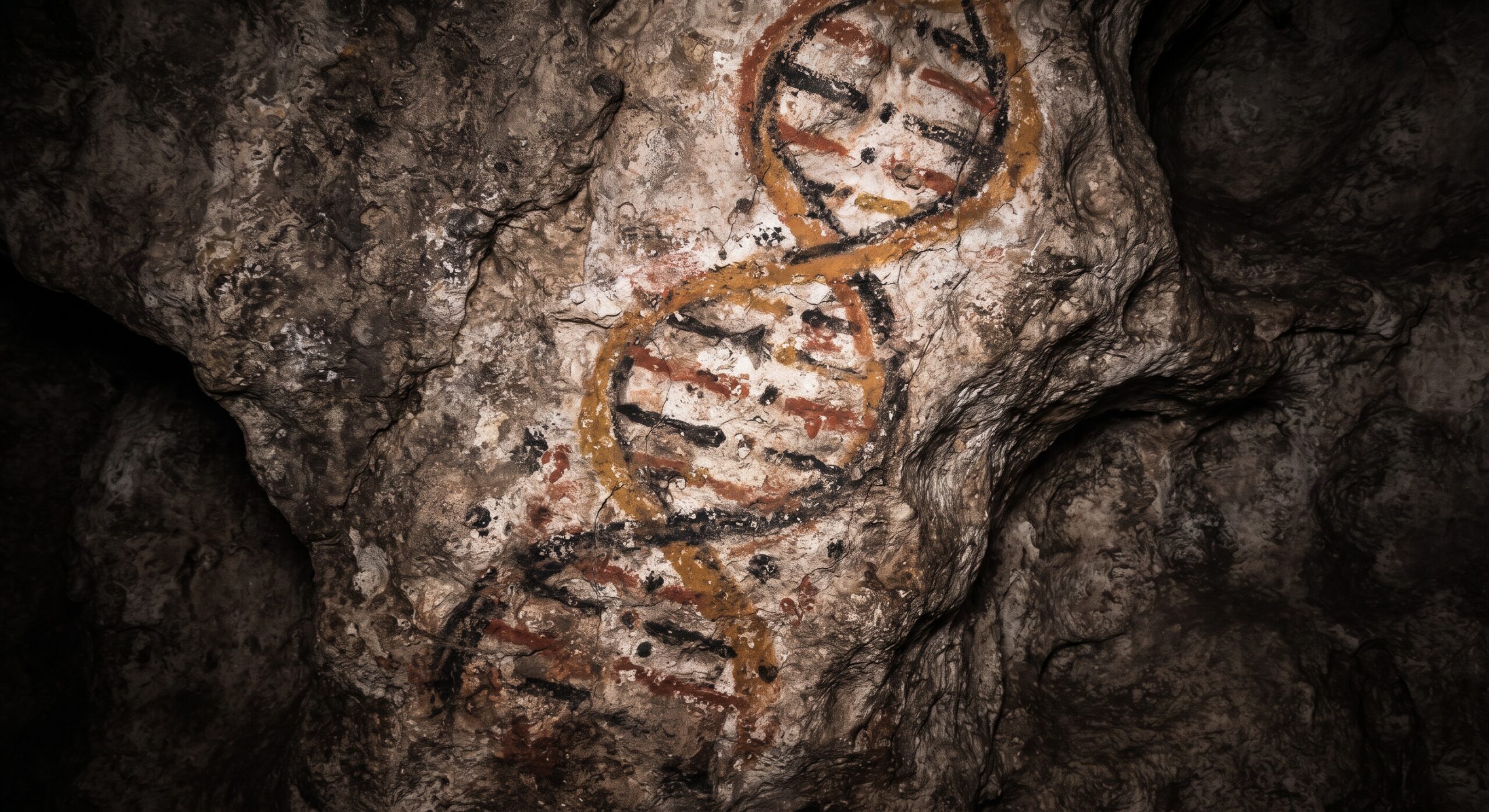 dna cave art - from a golden meme