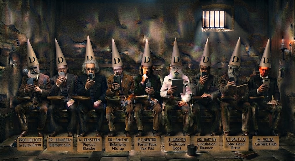 dunce club - from a golden meme