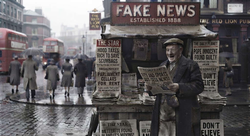fake news - from a golden meme