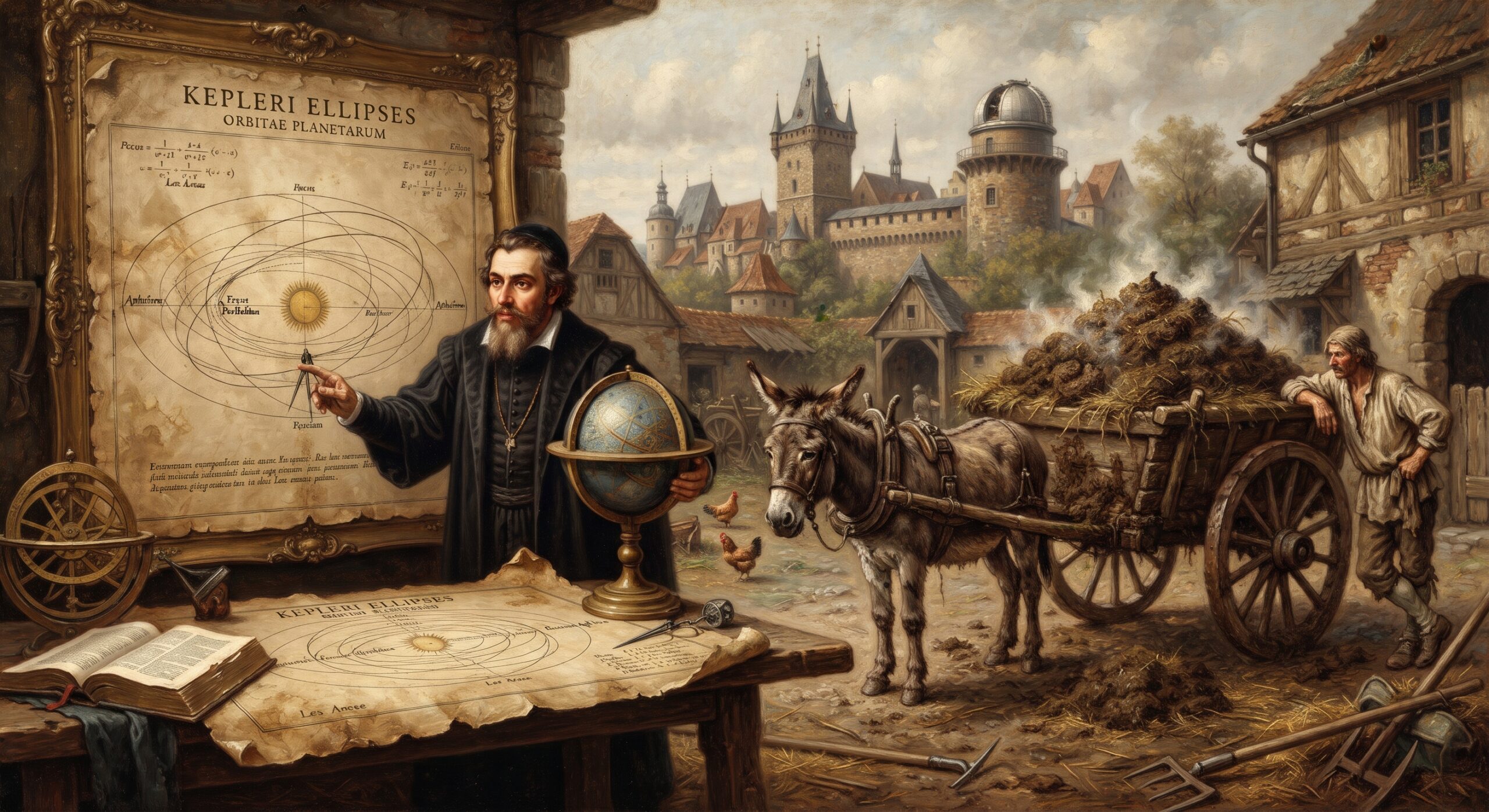 kepler's cart full of dung - from a golden meme