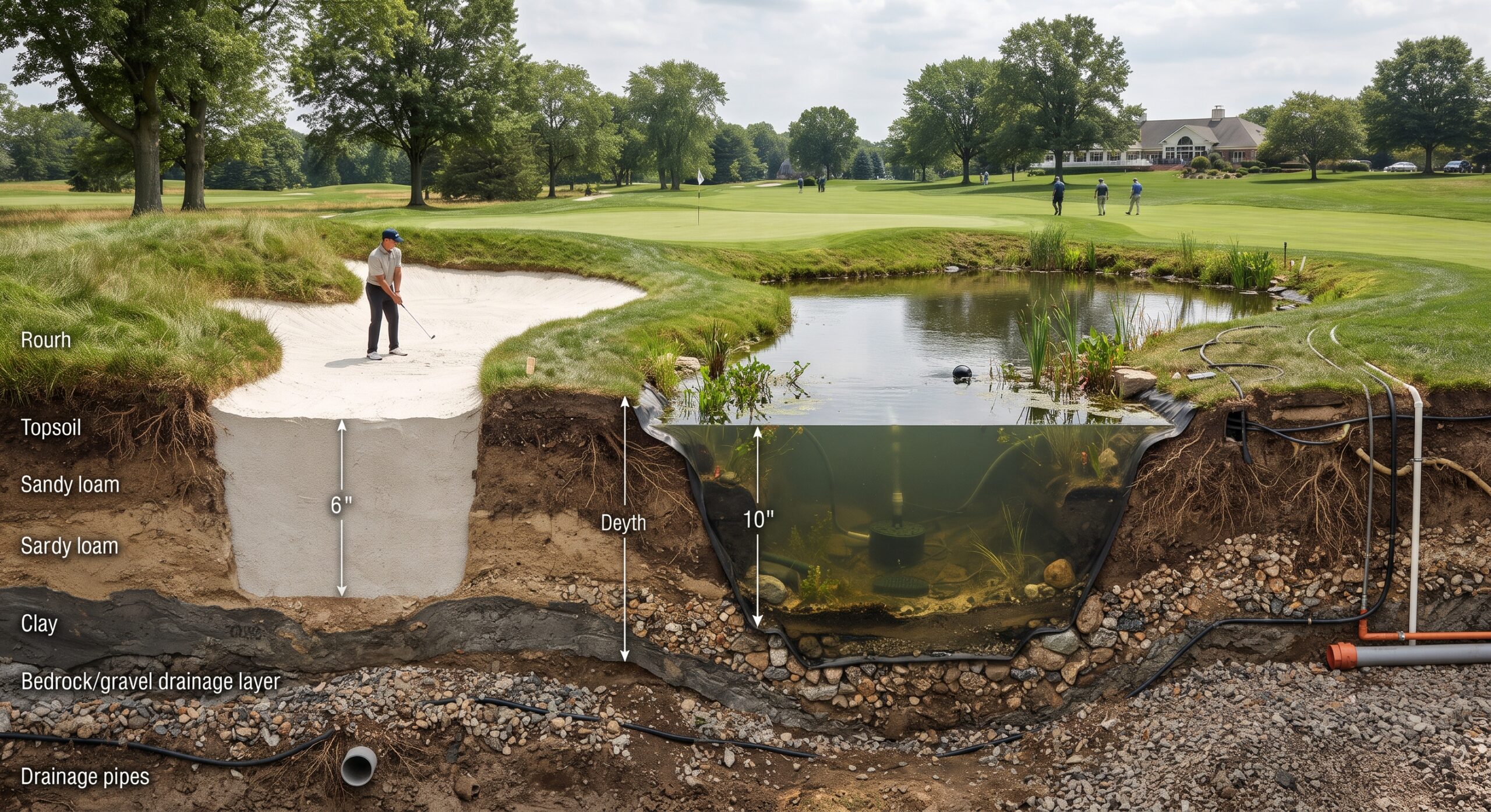 puddle and bunker - from a golden meme
