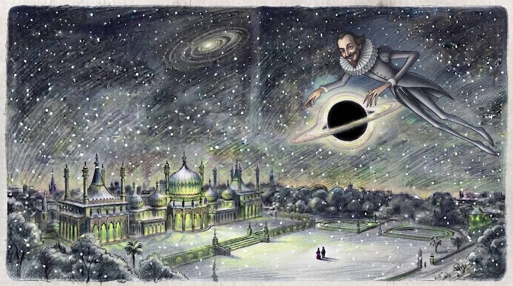 Kepler in Brighton - from a golden meme by martin wilson